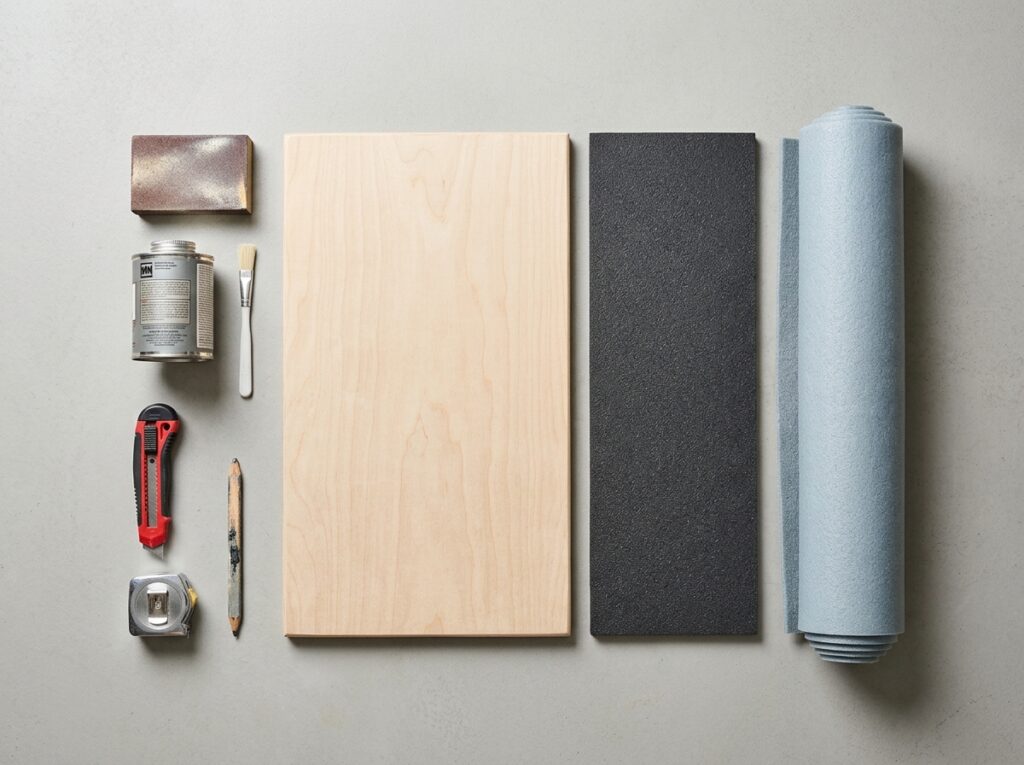 Materiales para fabricar un tablao casero clases de claque en Gran Alacant