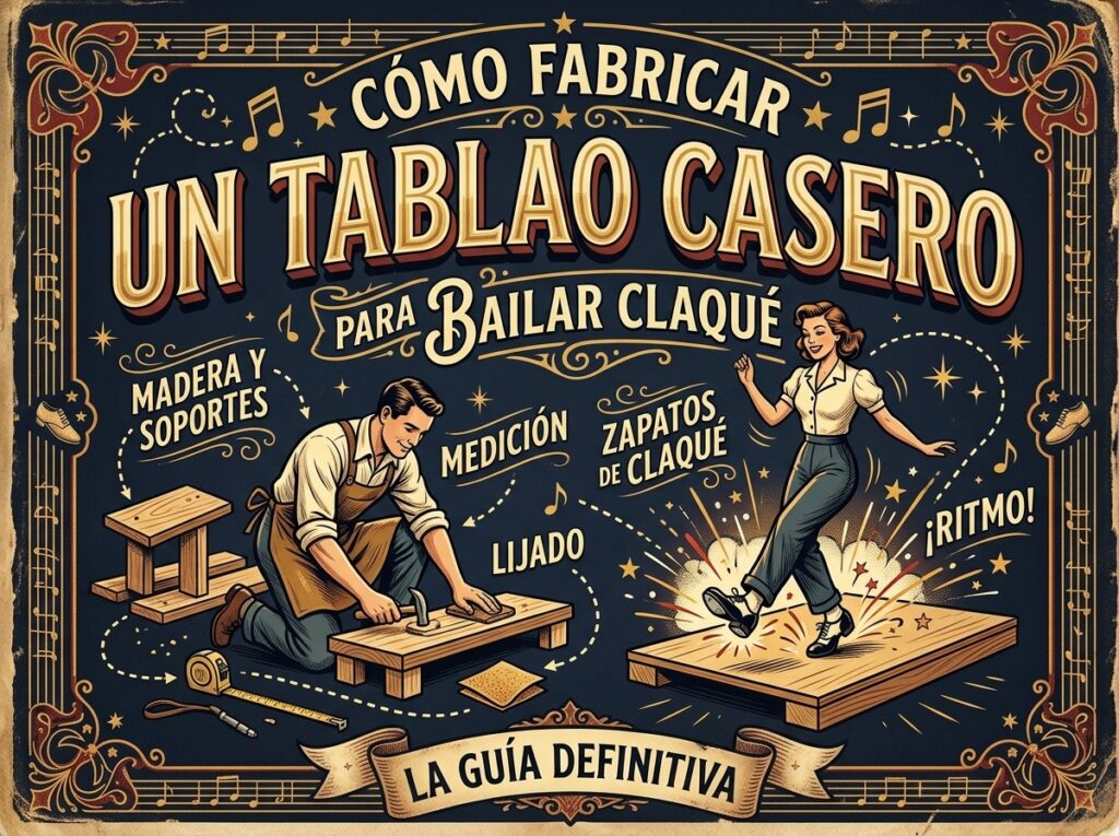 Portada crear una tablao casero para practicar claque - clases de claque en Gran Alacant